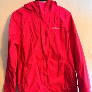 Columbia Women’s Bright Pink Raincoat